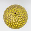 Vase m/Hals Fasetter Gul fra Henrik Rasmussen