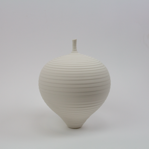 Henrik Rasmussen-Vase m/Hals Porselen Riller-Norway Designs