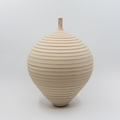 Vase m/Hals Riller Fersken fra Henrik Rasmussen