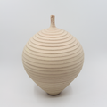 Vase m/Hals Riller Fersken fra Henrik Rasmussen
