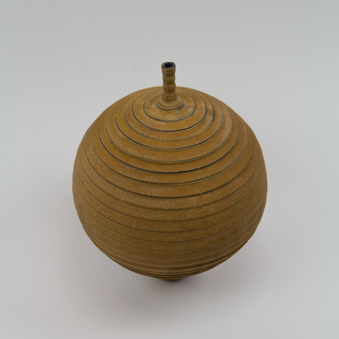 Henrik Rasmussen-Vase m/Hals Riller Sand-Norway Designs