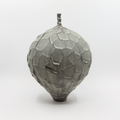 Henrik Rasmussen-Vase med hals grå fasetter-Norway Designs