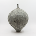 Henrik Rasmussen-Vase med hals grå fasetter-Norway Designs
