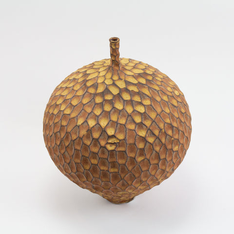 Henrik Rasmussen-Vase med hals stor fasetter høst-Norrway Designs