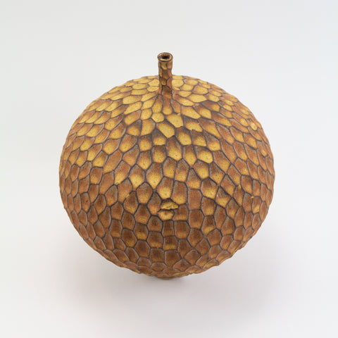 Henrik Rasmussen-Vase med hals stor fasetter høst-Norrway Designs