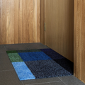 Heymat Dørmatte Mix Forest 60x85cm Grå/Grønn/Blå - Norway Designs