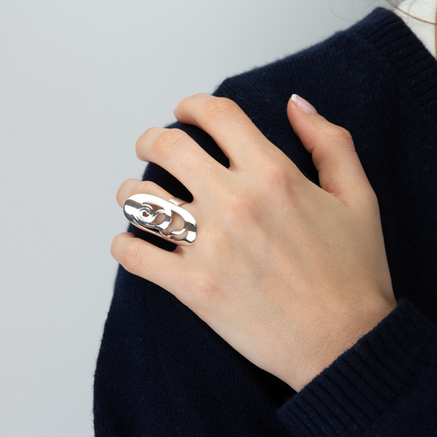 Hillestad - Kari Sløtte Ring Sølv - Norway Designs