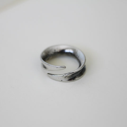 Hillestad Fold Ring Smal Sølv - Norway Designs