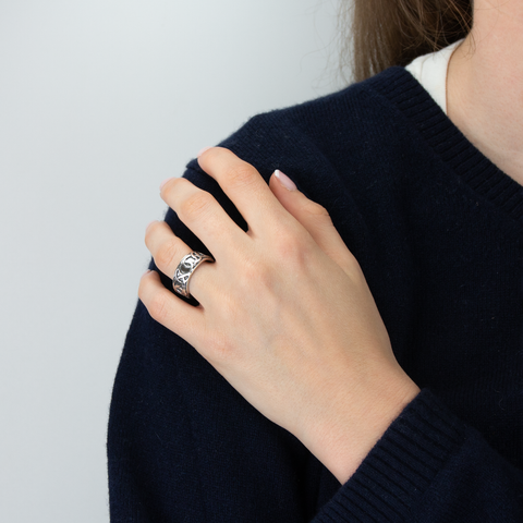 Hillestad-Urnes Ring Sølv-Norway Designs