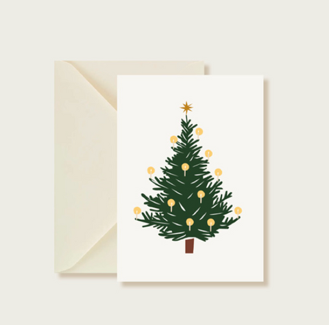 Husta Paper-Julekort "Christmas Tree"-Norway Designs