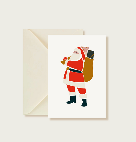 Husta Paper-Julekort "Ho Ho Ho"-Norway Designs