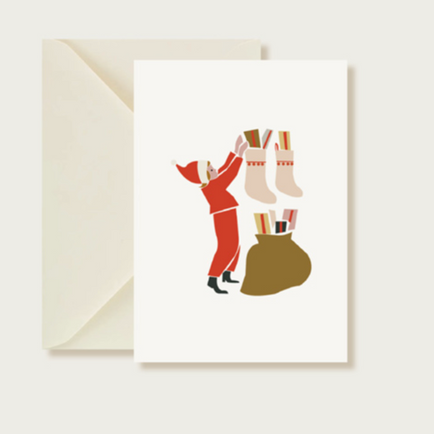 Husta Paper-Julekort "Nissegutt"-Norway Designs