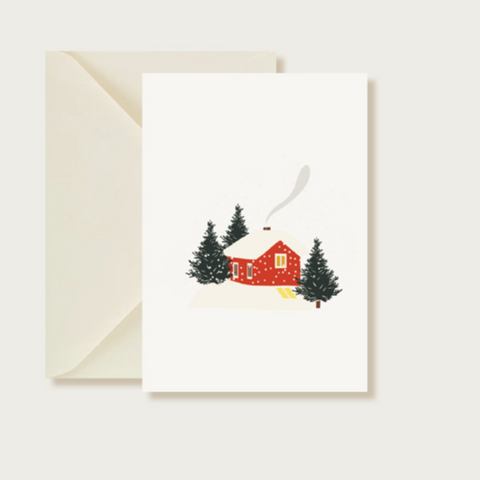 Husta Paper-Julekort "Snowy day"-Norway Designs