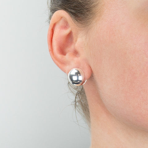 Ball Earring Silver Small