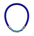 IMPECALB Jewelry Heklet Halssmykke Vevd Ornament Blå-Norway Designs
