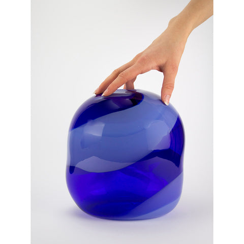 Ida Siebke Glass - Vase Solnedgang Glass Blå/Blå - Norway Designs