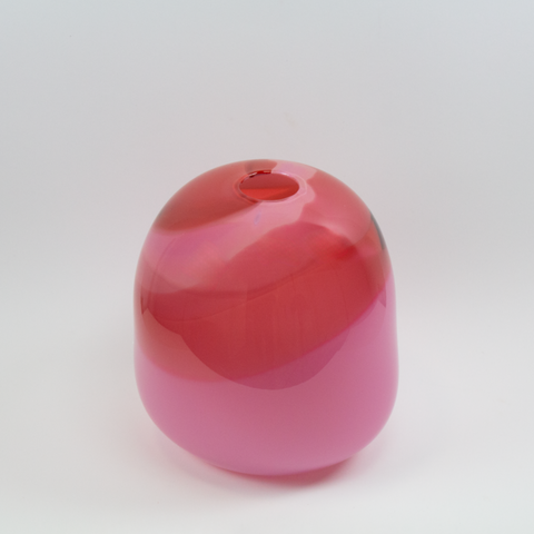 Ida Siebke Glass-Solnedgang Vase Medium Rosa-Norway Designs