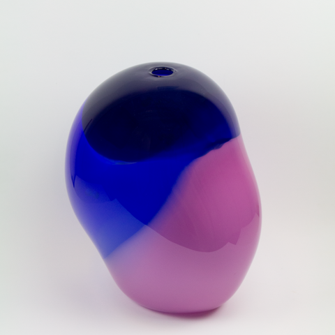 Ida Siebke Glass-Solnedgang Vase Stor Blå/Lilla-Norway Designs