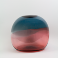 Ida Siebke Glass-Solnedgang Vase Stor Blå/Rosa-Norway Designs