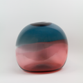 Ida Siebke Glass-Solnedgang Vase Stor Blå/Rosa-Norway Designs