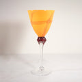 Irene Harvik Vinglass Kryss Orange/Burgunder - Norway Designs
