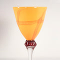 Irene Harvik Vinglass Kryss Orange/Burgunder - Norway Designs