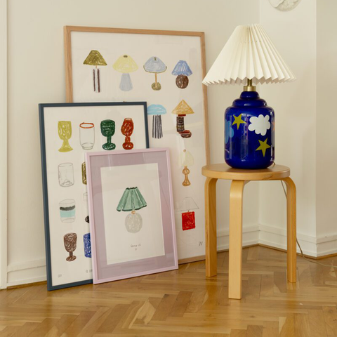 The Poster Club - Plakat 50x70cm A Collection of Lamps - Norway Designs