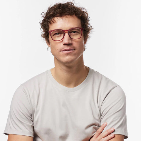 Izipizi-Lesebrille Modell #E Cherry Red-Norway Designs