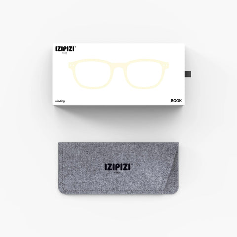 Izipizi Lesebrille Modell BOOK i fargen sandstorm