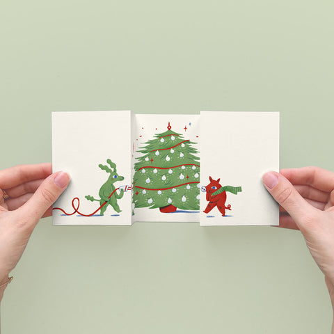 Jacques & Lise - Julekort Festive dinner - Norway Designs