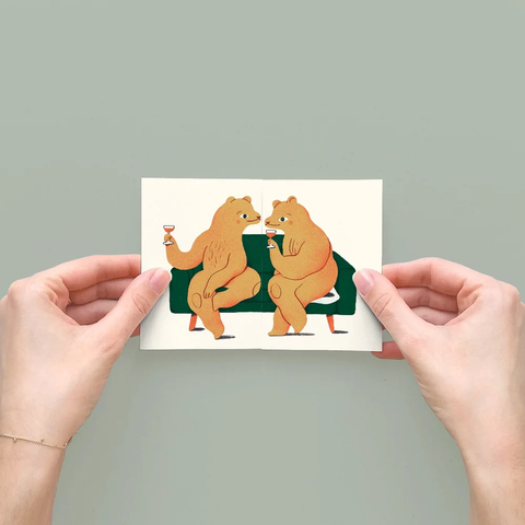 Jacques & Lise-Kort Welcome To The Show-Norway Designs