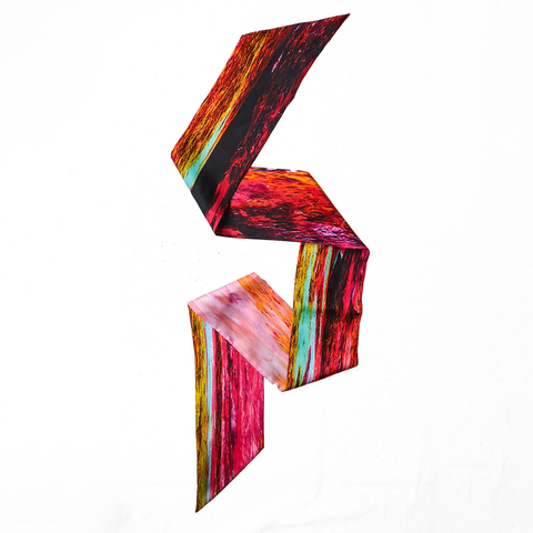 Johanne Teigen-The Cosmic Descant Rose Skjerf 140x10cm-Norway Designs