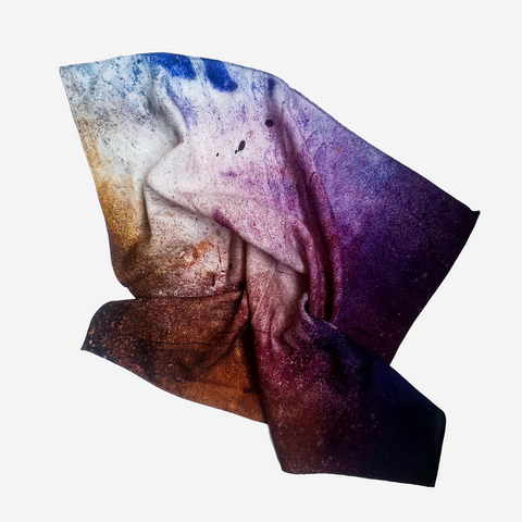 Johanne Teigen-Violet Desert Skjerf 50x50cm-Norway Designs