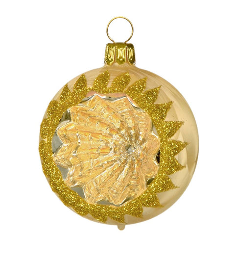 Julepynt Glasskule Champagne 6cm-Norway Designs