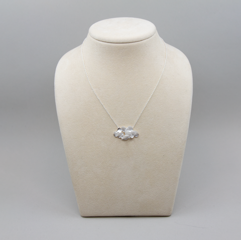 Kaja Gjedebo-Lilypond Anheng m/Kjede Stort Sølv-Norway Designs