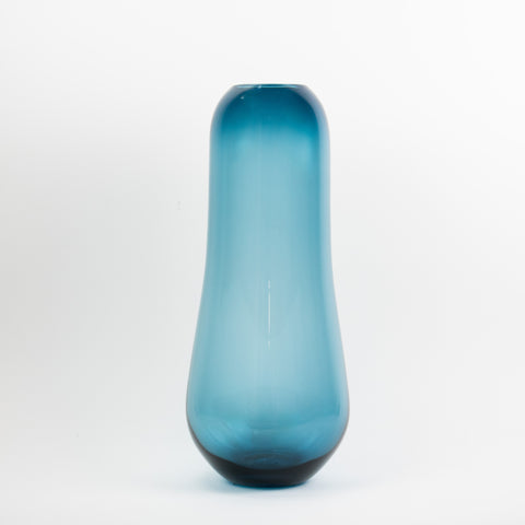 Kari Møstad-Blåne Vase Høy 1 Aqua-Norway Designs