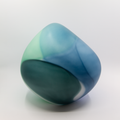 Glassten Blå Stor fra Kari Mølstad, glasskunst