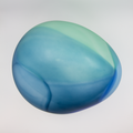 Glassten Blå Stor fra Kari Mølstad, glasskunst