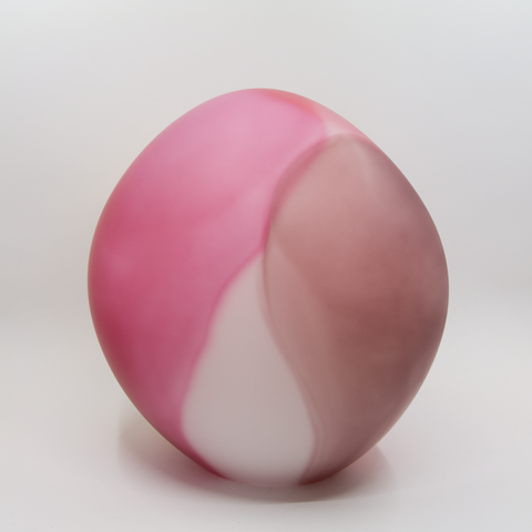Glassten Rosa Stor fra Kari Mølstad, Glasskunst