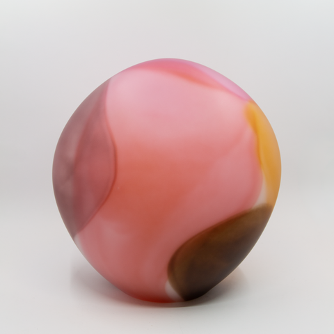Glassten Rosa Stor fra Kari Mølstad, Glasskunst