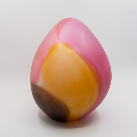 Glassten Rosa Stor fra Kari Mølstad, Glasskunst