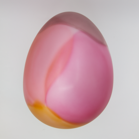 Glassten Rosa Stor fra Kari Mølstad, Glasskunst