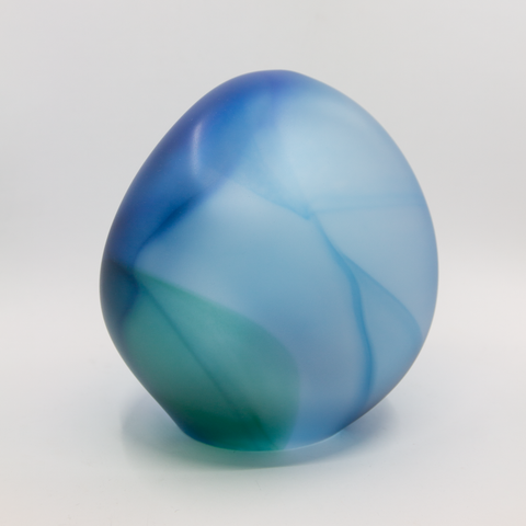 Kari Mølstad-Oase Glassten Blåtoner-Norway Designs