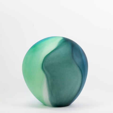 Kari Mølstad-Oase Glassten Blåtoner Høy Matt-Norway Designs