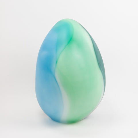 Kari Mølstad-Oase Glassten Blåtoner Høy Matt-Norway Designs