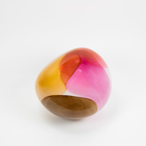 Kari Mølstad-Oase Glassten Rødtoner Blank-Norway Designs