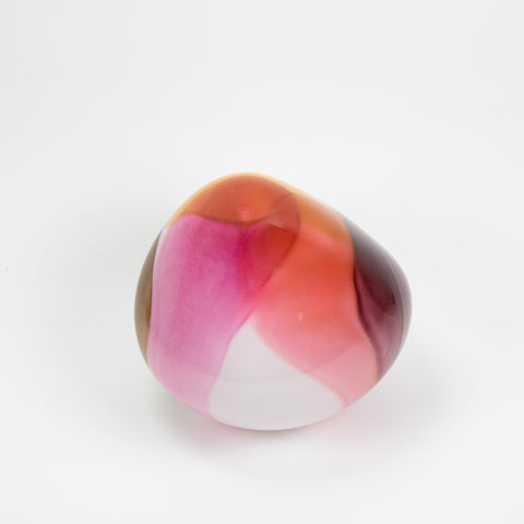 Kari Mølstad-Oase Glassten Rødtoner Blank-Norway Designs