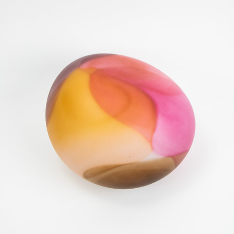 Kari Mølstad-Oase Glassten Rødtoner Matt-Norway Designs