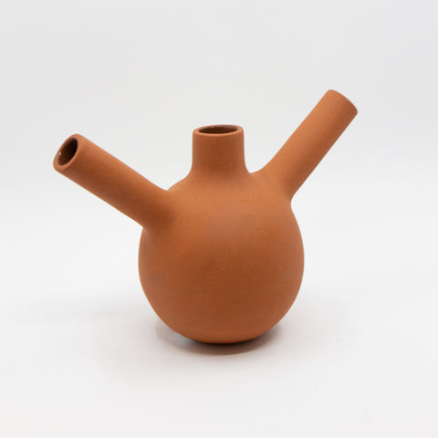 Karin Amdal-Vase Så Hyggelig å Se Deg Liten Terracotta-Norway Designs