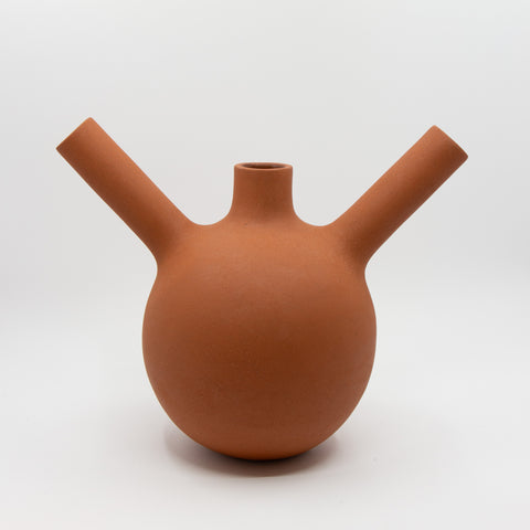 Karin Amdal-Vase Så Hyggelig å Se Deg Stor Terracotta-Norway Designs